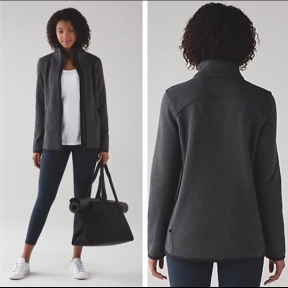 Lululemon Charcoal Gray “It’s Fleecing” Jacket